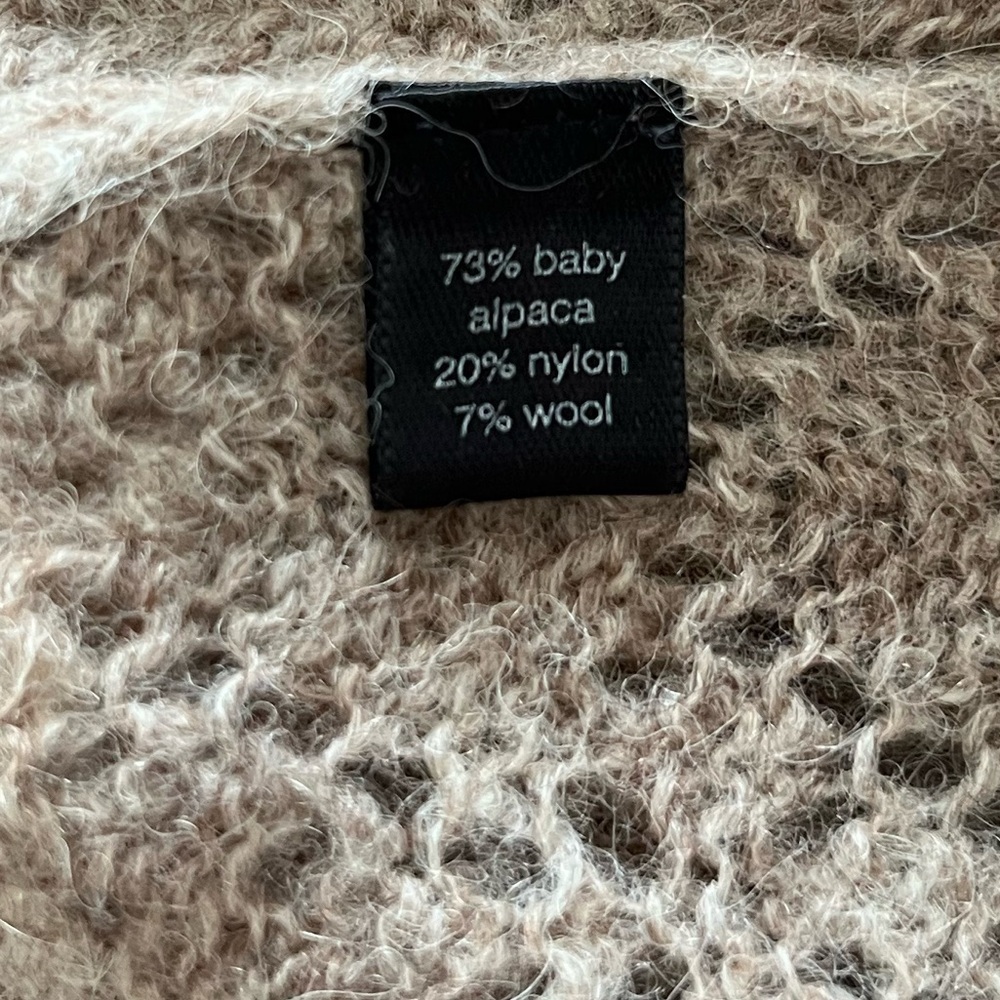 Peruvian Connection Baby Alpaca Campfield Knit Cardigan XS - Picture 6 of 7